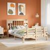 VidaXL Bookcase Bed Without Mattress 160x200 Cm Solid Pine Wood, Bed, Bedroom Furniture, Bed with Storage, 3322800