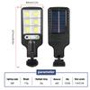 72COB LED Solar Lights Wall Lamp Sensor Outdoor Waterproof Security Street Lamps For Garden Terrace Garage Door Street