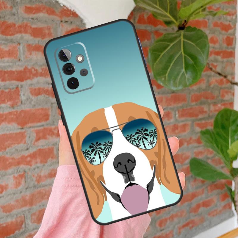 Beagle Puppy Dog Case For Samsung Galaxy A55 A35 A25 A15 A53 A33 A13 A51 A71 A12 A32 A52 A14 A34 A54 Cover