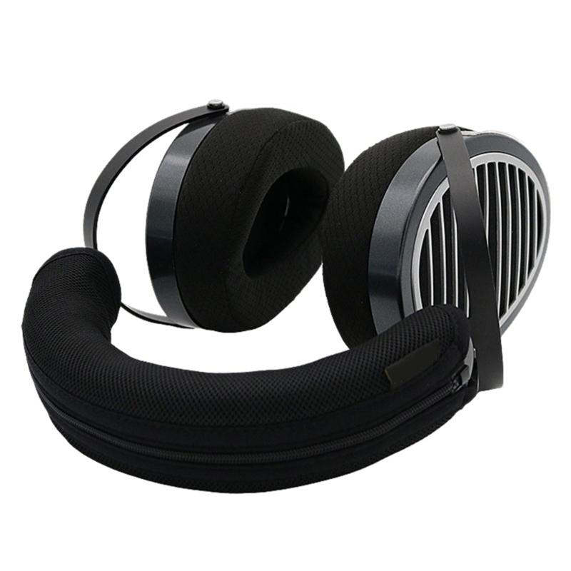 Headband Cover for Edition XS Headphone Headband Breathable Mesh Cloth Zippers Head Beam Cover Replacement Part