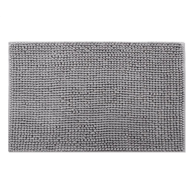Microfiber Thickened Chenille Hotel Bathroom Foot Mat Home Bedroom Bathroom Door Non-slip Absorbent Mat