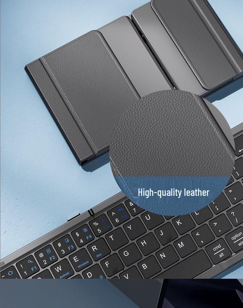Popular Dual-Mode Wireless Bluetooth Folding Keyboard with Touchpad & Numeric Function