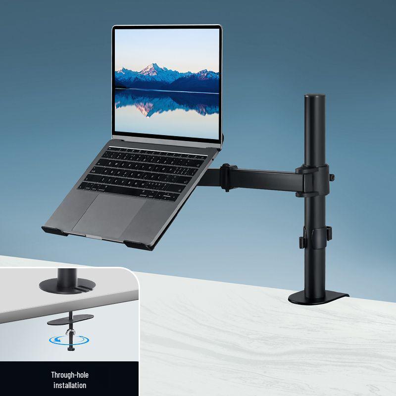 Dual Screen Cantilever Laptop & Monitor Stand