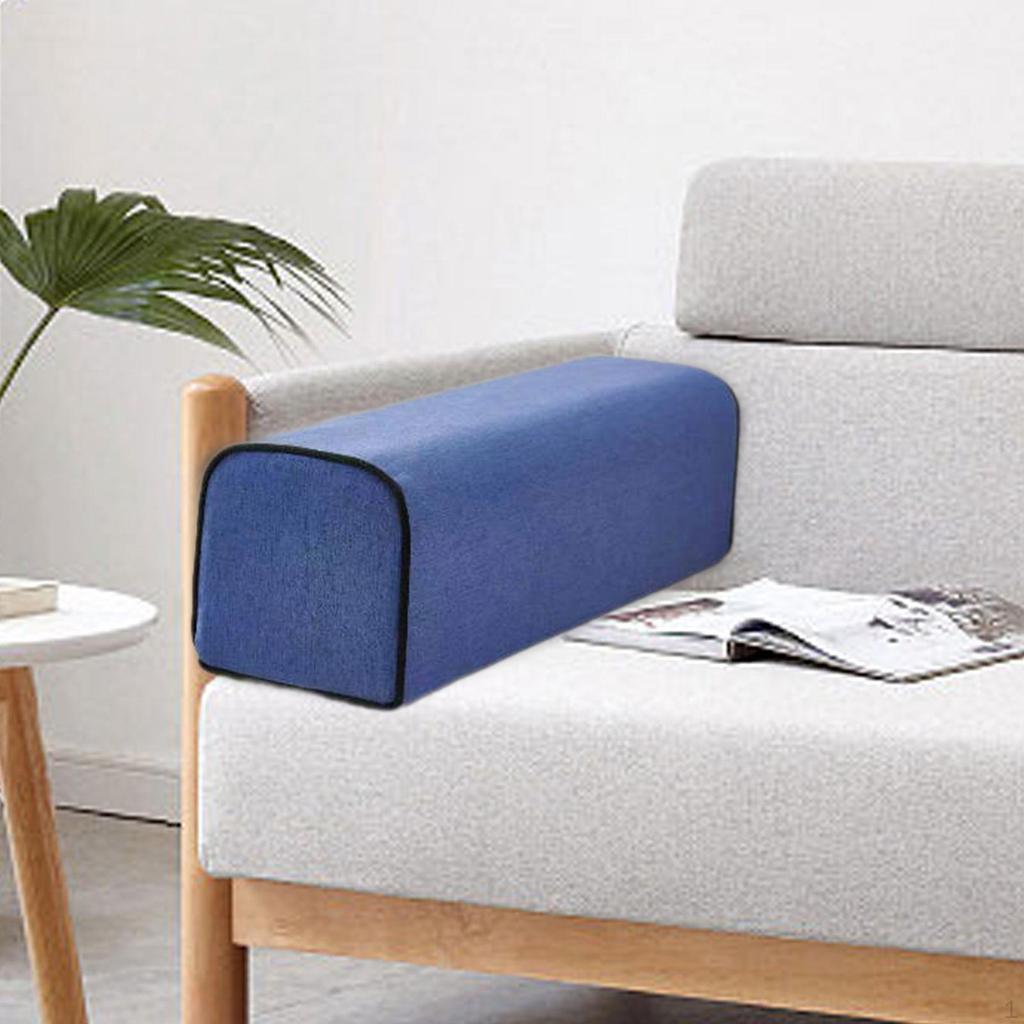 Couch Armlehnenkissen Leichtes Leinen Armlehnenkissen Hochdichter Schaumstoff für Sessel Bett