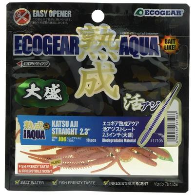 Ecogear Aqua Aji Straight 2.3" (Large) J06 Pink Mysid Shrimp (Luminous)