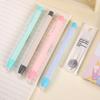 Pen Shape Retractable Eraser Press Action Eraser Easy Erasing Rubber Eraser for Student Kid Adult Writing Art Drawing