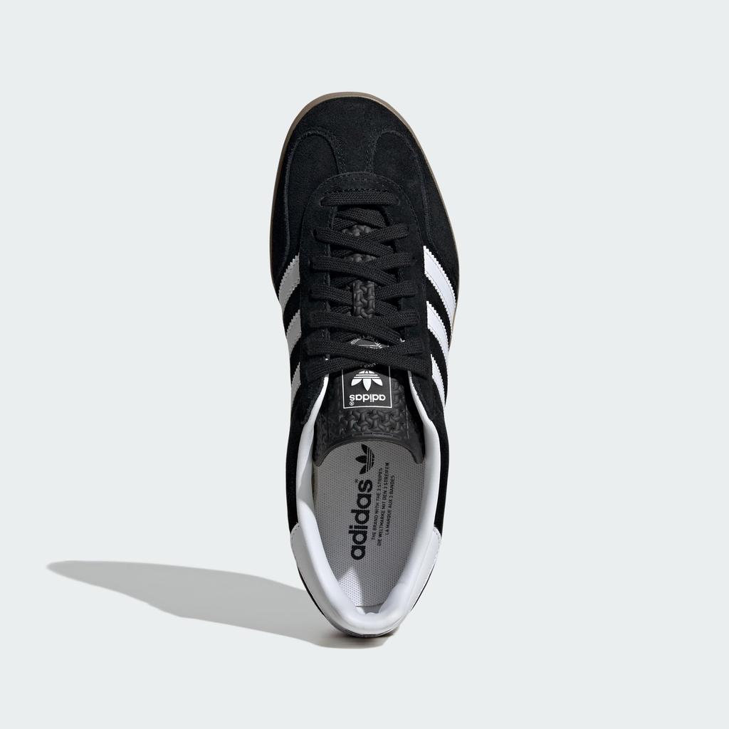 Adidas Originals GAZELLE Core Size INDOOR, Black/Footwear White/Gum, 28.5cm