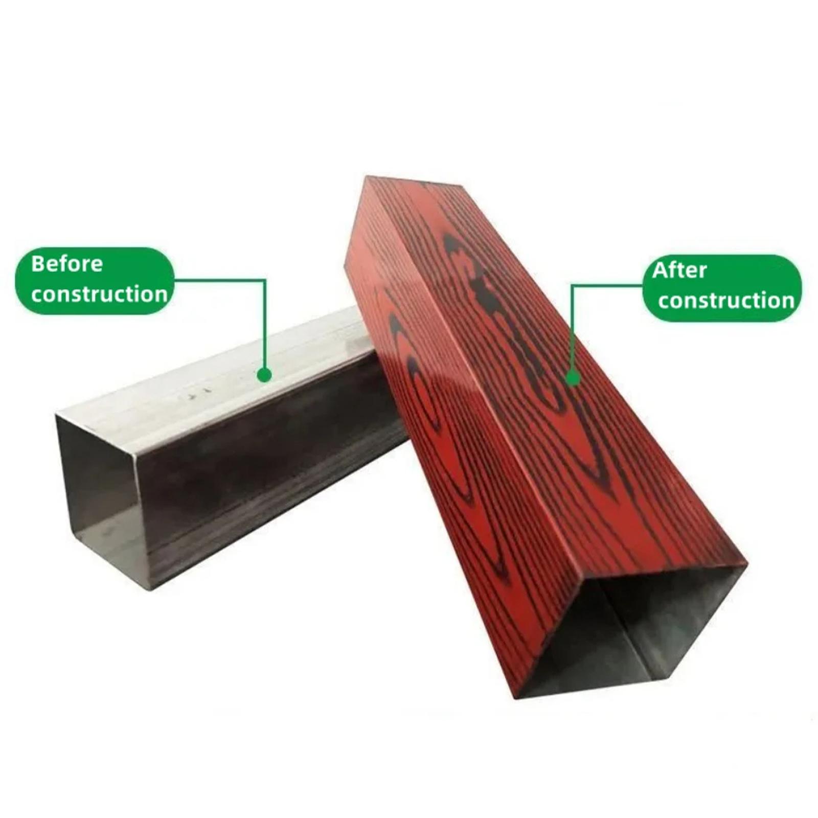 

6 Pieces Wood Graining Tool Set Decoration Design Textured Art Tool Painting Tool for Desks Home Wallpaper Cabinets Furniture червоний