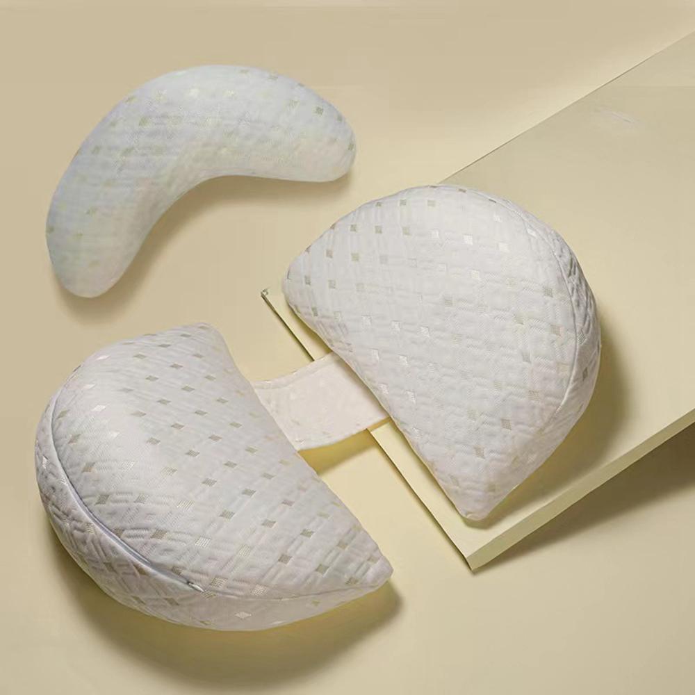 

Подушка для беременных для сна на боку, клиновидная форма 30°, подушка для поддержки живота для сна беременных женщин UMORFIL Shell Pillow Crescent Pillow