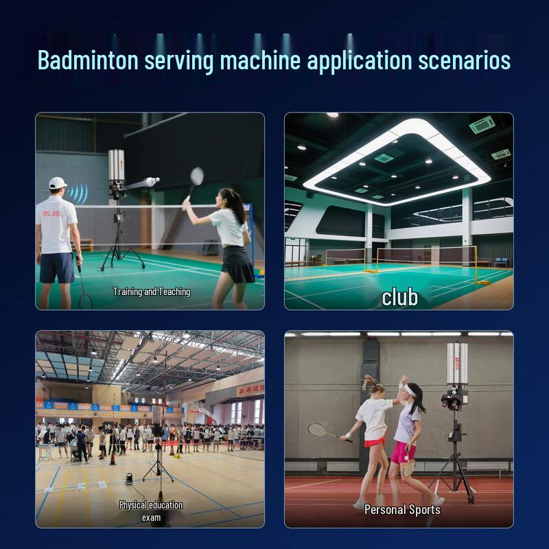 SPORAS B7 Pro Smart AI Badminton Training Machine