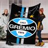 Grêmio logo printed blanket—lightweight,soft,warm;versatile blanket all seasons—perfect as &air-conditioning throw,nap blanket