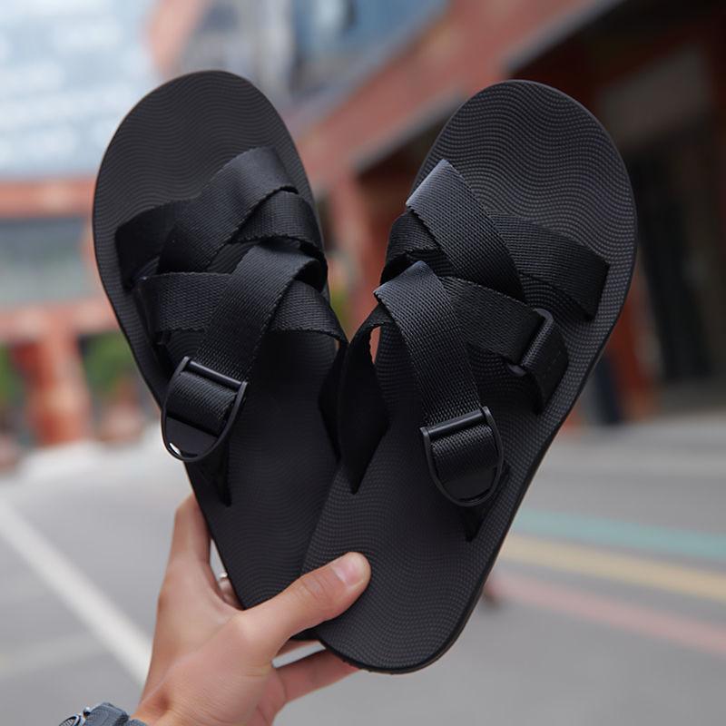 Slippers men's non-slip and deodorant ins thick-soled wear-resistant beach shoes men's fashion summer new slippers