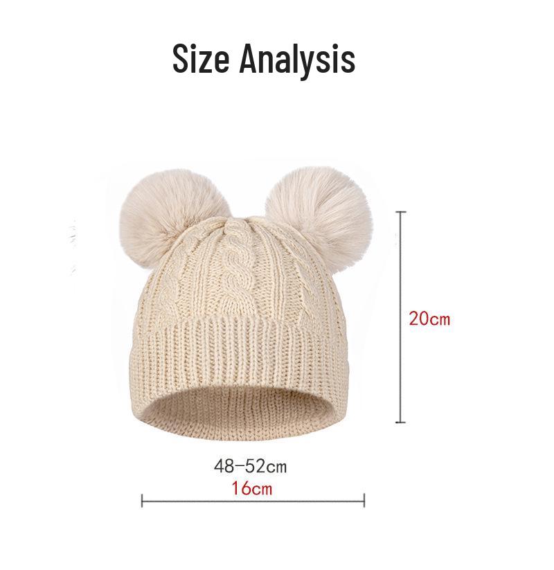 2025 Autumn/Winter Children's Hat, Scarf, and Gloves Set - European and American Style