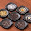 New 6Pcs PVC Coasters Dining Table Protector Pad Heat Resistant Cup Mat Coffee Tea Hot Drink Mug Placemat Kitchen Accessories