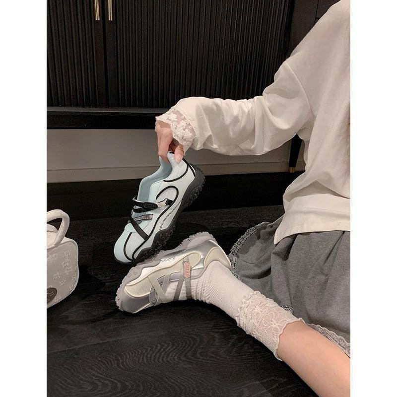 Ballet style platform Mary Jane sandals women's 2025 new light mouth versatile comfortable breathable casual sports shoes