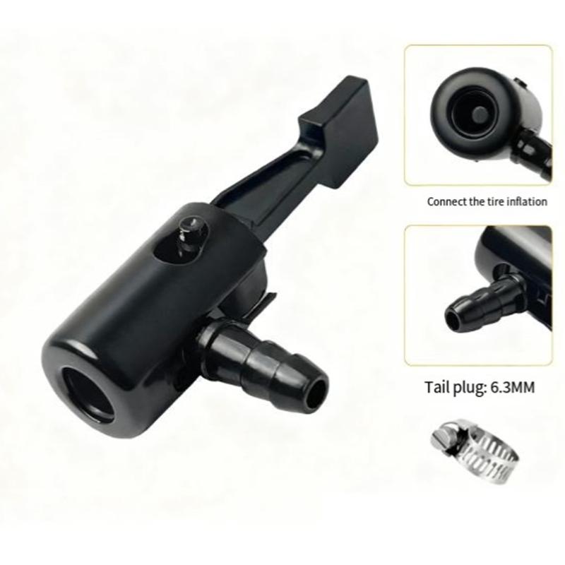 Auslaufsicherer Schnellanschluss-Luftpumpen-Adapterstecker aus Zinklegierung mit auslaufsicherem Design für einfaches Aufpumpen von Reifen