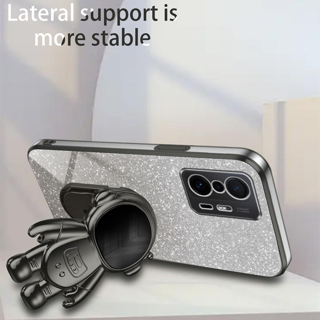For Xiaomi 11T Pro 5G/11T 5G Case PC+TPU Phone Cover with Astronaut Kickstand