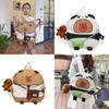 Cartoon Capybara Backpack For Kids With Breathable Material And Cute Animal Design