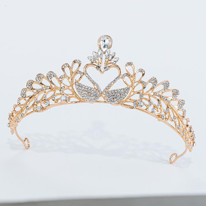 Princess Birthday Crown Headband for Girls – High-end Hair Accessories & Clip