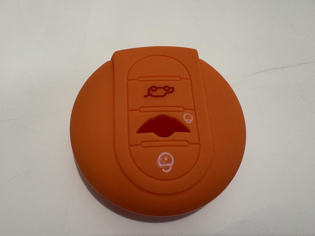 Silicone Car Key Case Cover Soft Holder Protector For BMW Mini Cooper F56 F55 F54 3 Buttons Remote Smart Shell Styling Auto Part