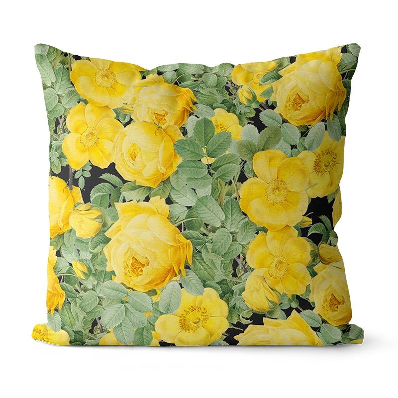 Rosenpflanze Blume Kissenbezug Schlafsaal Dekoration Büro Wohnzimmer Sofa Heim Kissenbezug