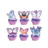 Purple Butterfly Party Theme Tableware Set - Napkins, Cups, Tablecloth, Plates