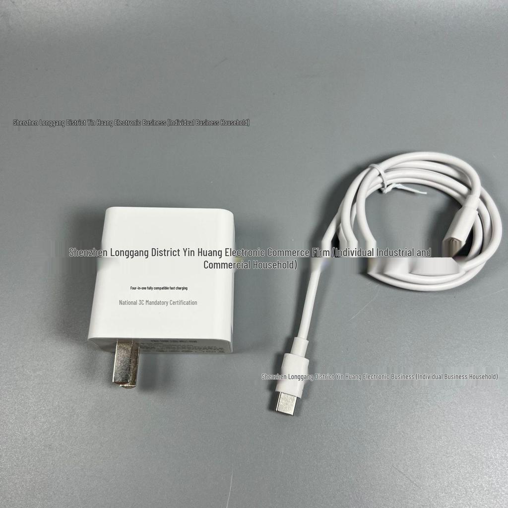 200W 3C Certified Fast Charging Type-C Charger Kit for IQ, Huawei, and OPPO Phones