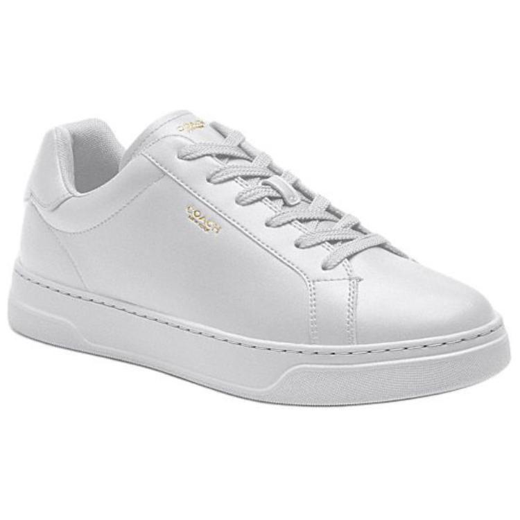 Coach Highline Low Top Skateboard Shoes Men's White CX120-OPI