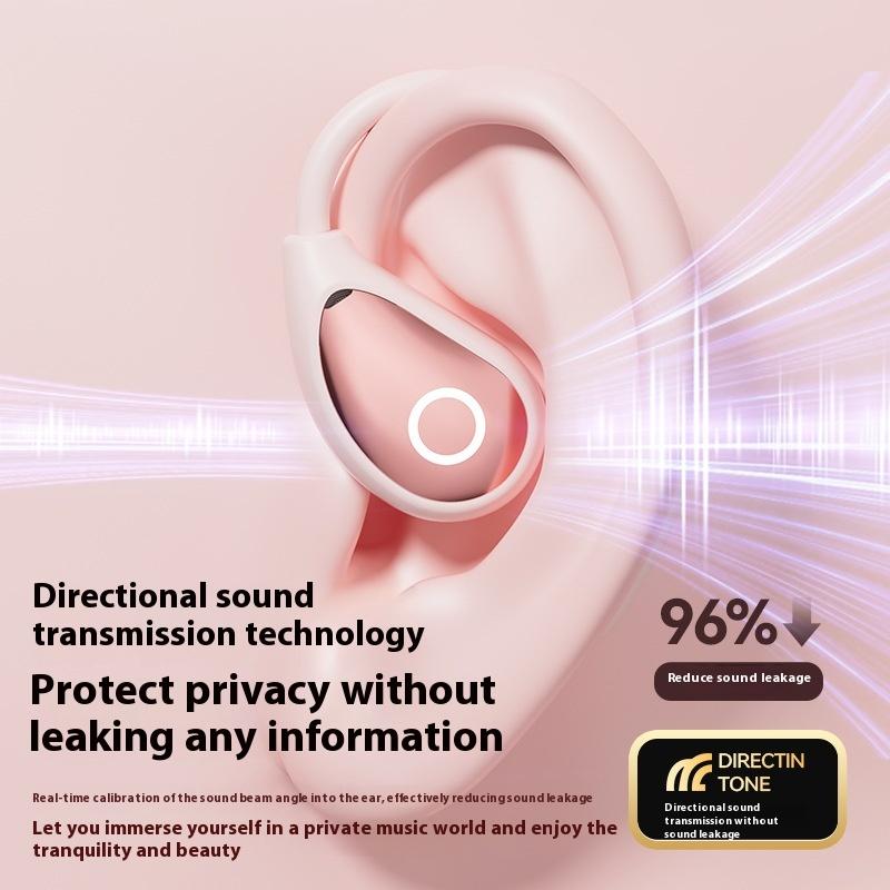 Bluetooth Headset Is Not In The Ear, Long Battery Life, High Sound Quality Wireless Digital Display Hanging Ear Type