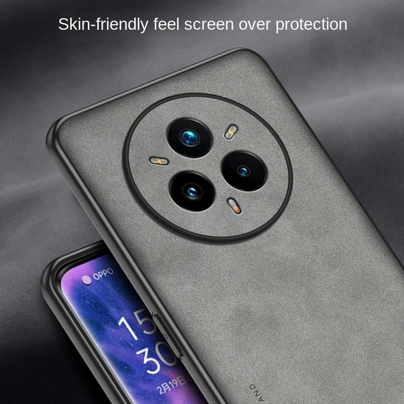 Plain Leather Comfortable Suede Case For Realme 14 Pro + 13 Plus 12 11 Realme GT Neo 7 6 6T 5 3 3T GT 7 Pro 6 5 V60 Pro Cover