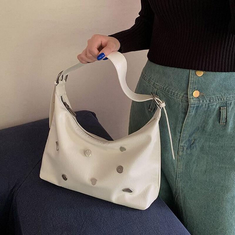 Ielgy Underarm Bag Shoulder Diagonal Portable Casual Motorcycle Bag