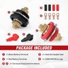 3/8 Gewinde Fernbatterie Stromverteiler 300A 24V Polklemmen-Set Verbinder Schwerlast für Auto Camping Wohnmobil LKW Boot Stromkreis Werkzeug