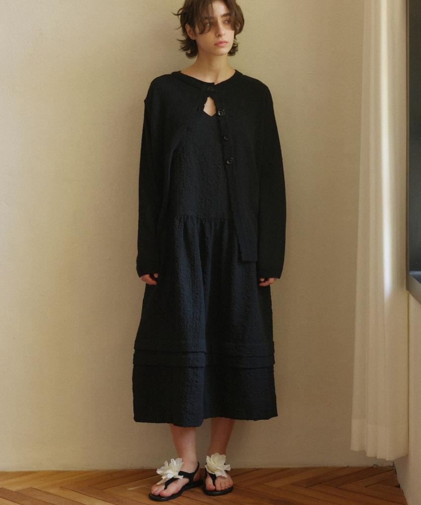 Okuka Cloud Summer Dress - Black