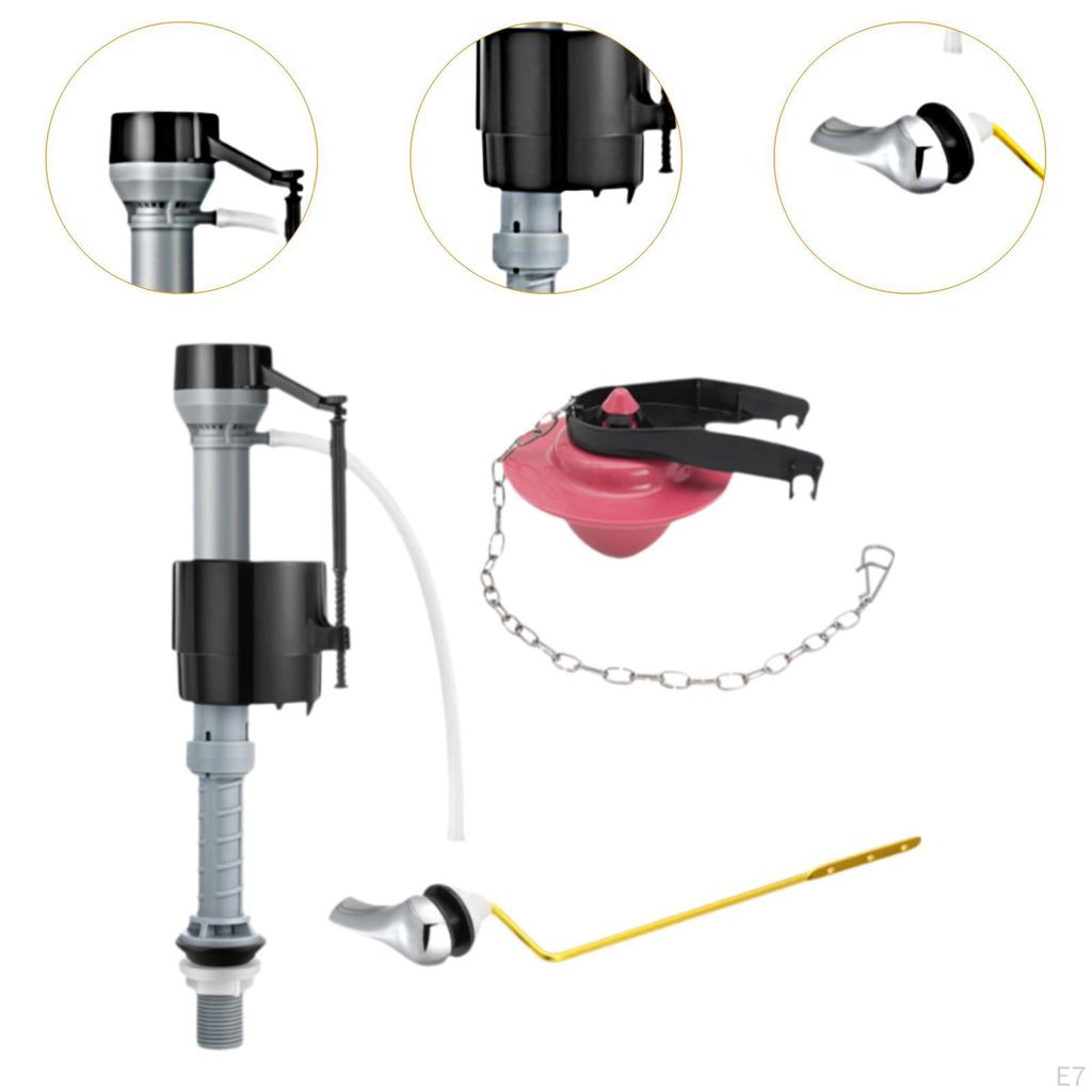 Einfach zu installierendes Toilettenspülkasten-Montageset zum Ersetzen von seitlichen Zulaufspülkästen