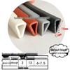 High-Temp Resistant Silicone U-Shaped Edge Seal Strip for Fiberglass Panel - Dustproof & Anti-Collision.