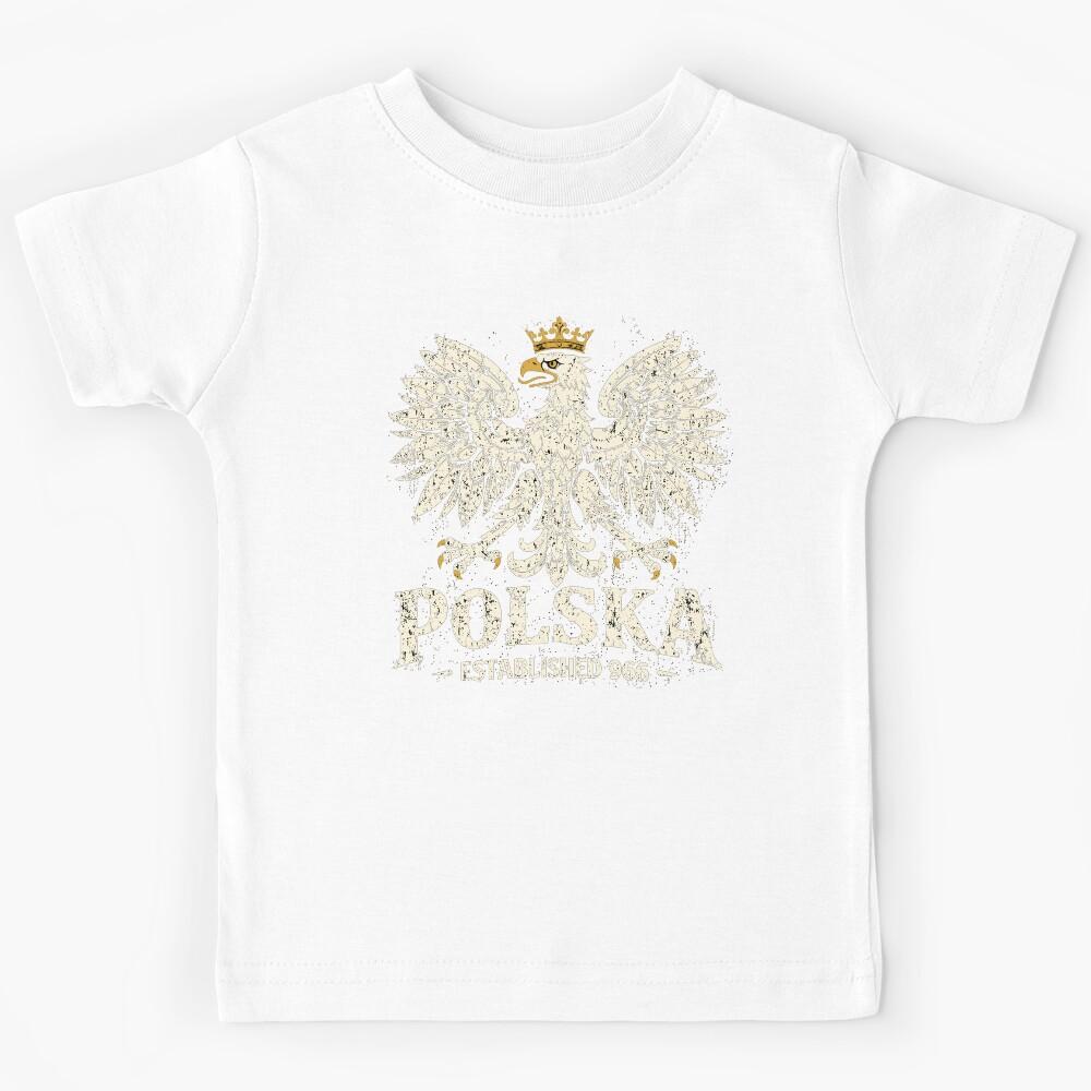 Polska Established 966 – Vintage eagle with crown Kids T-Shirt 110