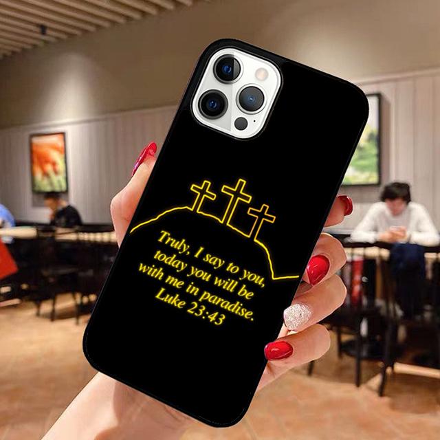 Faith Christian Religious Jesus Phone Case for iPhone 17 Air 16 16e 15 Plus for Apple 13 11 12 14 Pro Max Cover Fundas