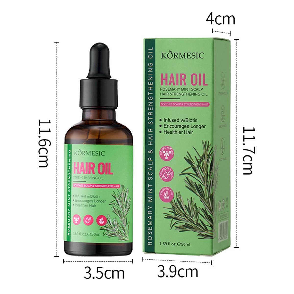 

Peppermint and Rosemary Rapid Thickening Shampoo, Hair Dye - Hair conditioner for repairing damaged hair - Essence liquid Essential Oil 50ml