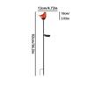 Nufeng Solar Lovebird Glass Lawn Lamp