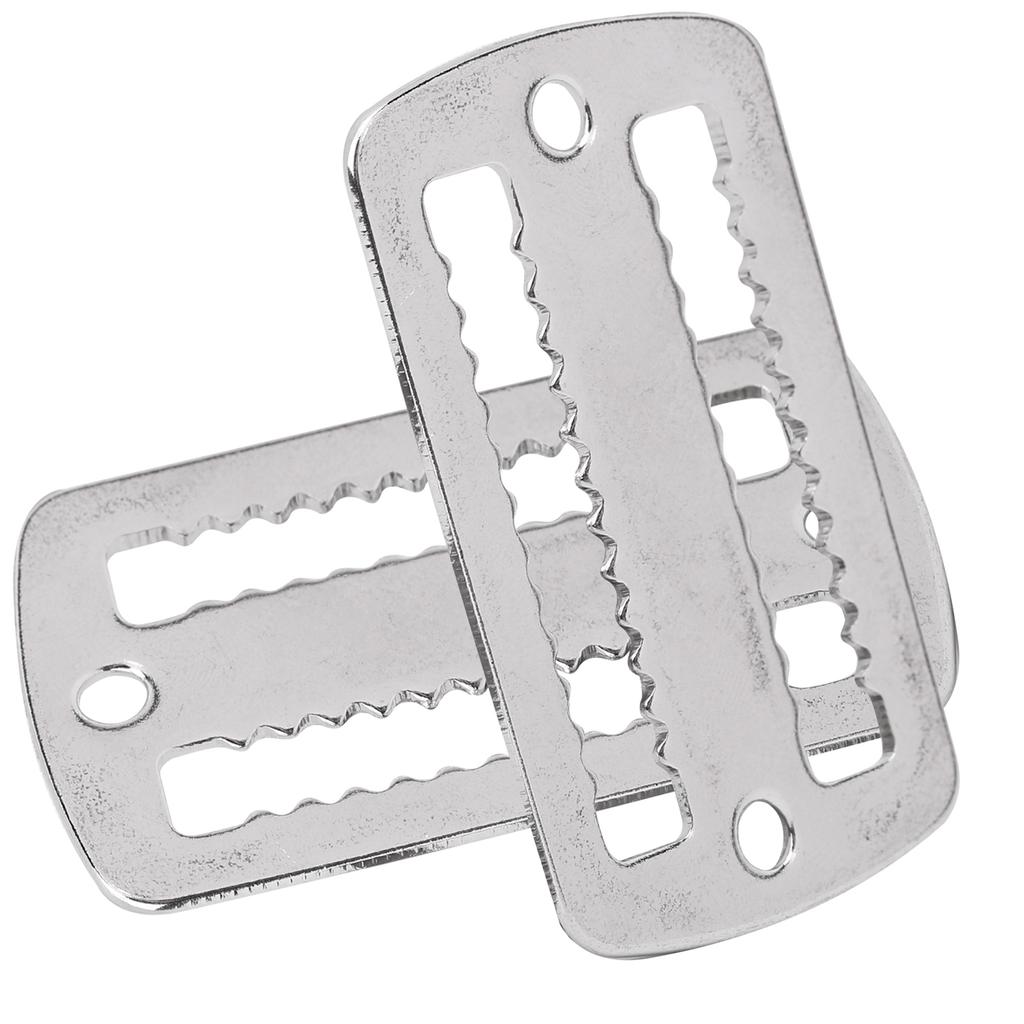 2pcs 316 Stainless Steel Diving Buckle Water Sport Diving Weight Belt Keeper Buckle