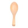 5pcs Wooden Soup Spoon Natural Hand Polished Tableware Kitchen Gadget for Home Restaurant