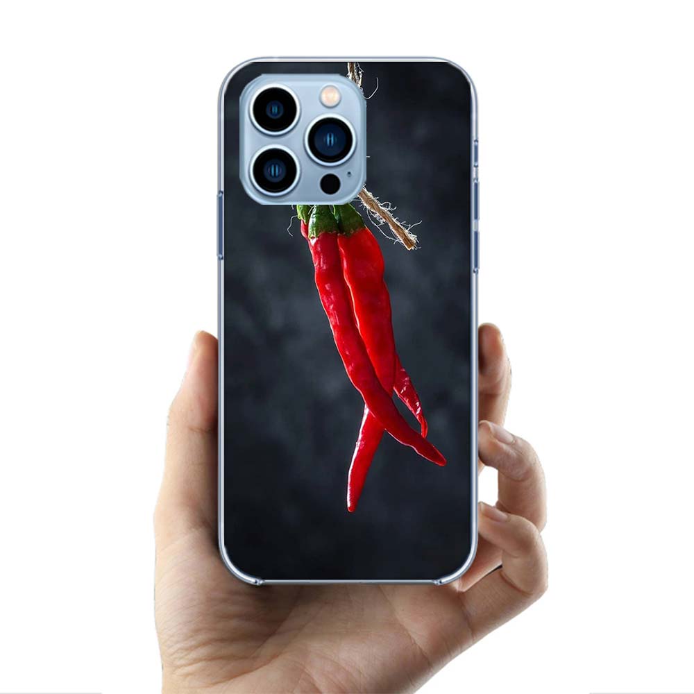 Taste The Flavor of Chili Peppers Cases Phone Case For Iphone 17E 16E 17 Air 16 Pro Max 15 Pro 14 Plus 11 13 12 Mini Cover Cases