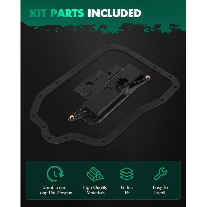 SCITOO Automatic Transmission Filter Kit suitable for Toyota Camry for Highlander for RAV4 for Sienna Venza 2009-2019 Transmission Filter And Gasket