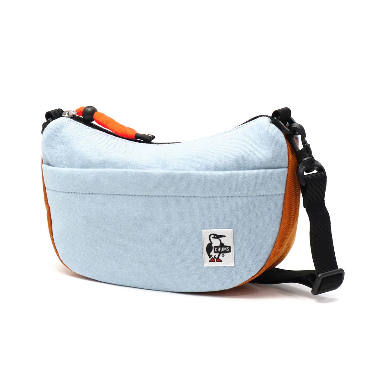 

Bag Mini Banana Shoulder Sweat Nylon [Chums] Sax/Orange