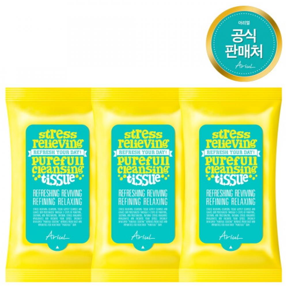 Ariul Purefull Cleansing Tissue Stress Relieving 15 Sheets