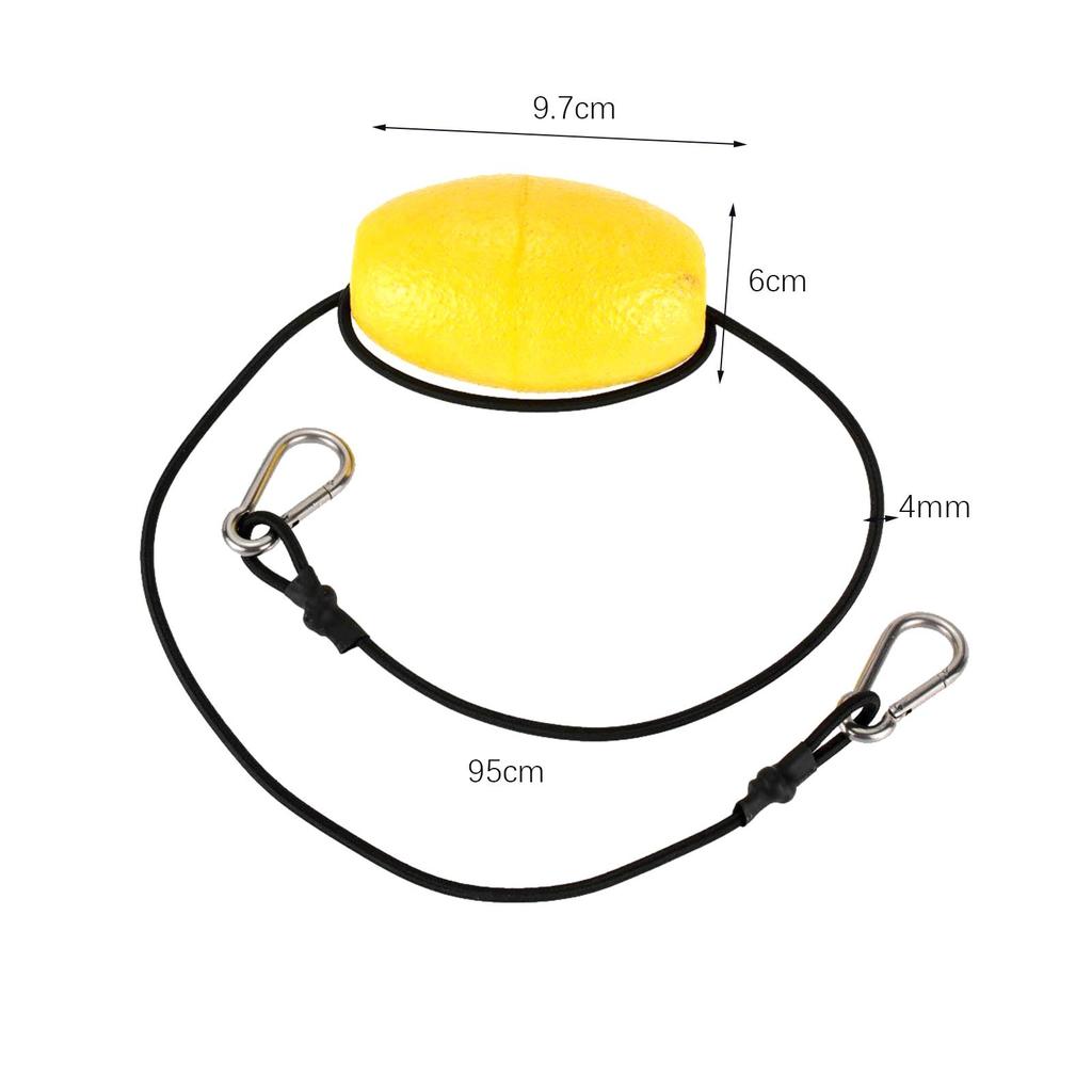 Kayak Tow Throw Line Float Rope with Clasp Buckles Anchor Marker Buoy Drift Floating for