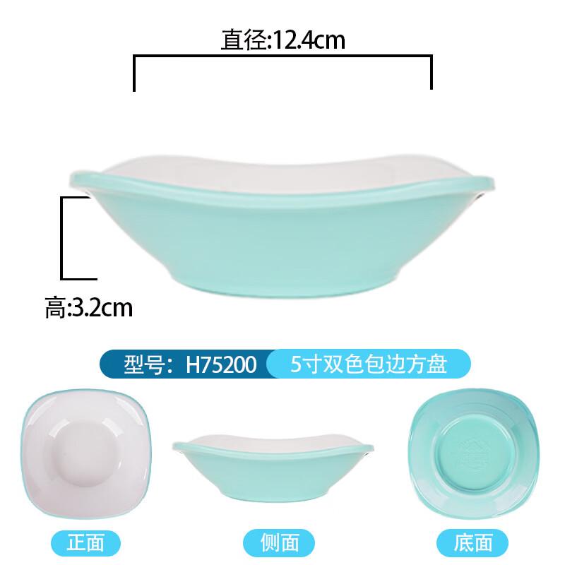 Diruien Melamine Square Serving Plate