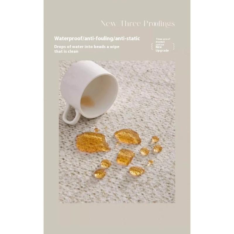 Modern Minimalist Loop Pile Living Room Carpet, Bedside Blanket for Sofa, Tea Table, Large Area Foot Pad, Home Decoration
