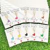20pcs Keychains and 20pcs Cards Heart Keychain Golden Alloy & Zinc Lobster Clasp Key Ring with Thank You Card Elegant Heart Pendant Key Tag