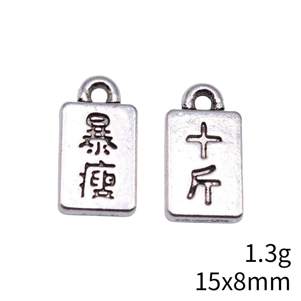 Valentine's Day Charms For Necklace Chinese Knot Chinese Character Charms Pendant Women's Bag Pendant Accessories